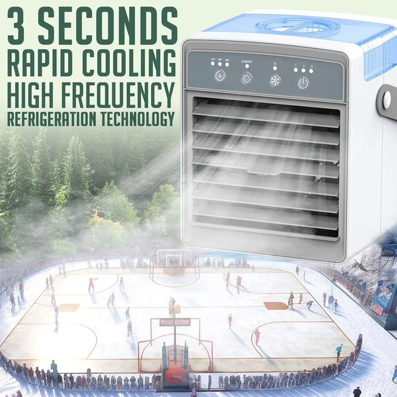 Портативный мини-кондиционер с USB испарительное охлаждение и запотевание для
