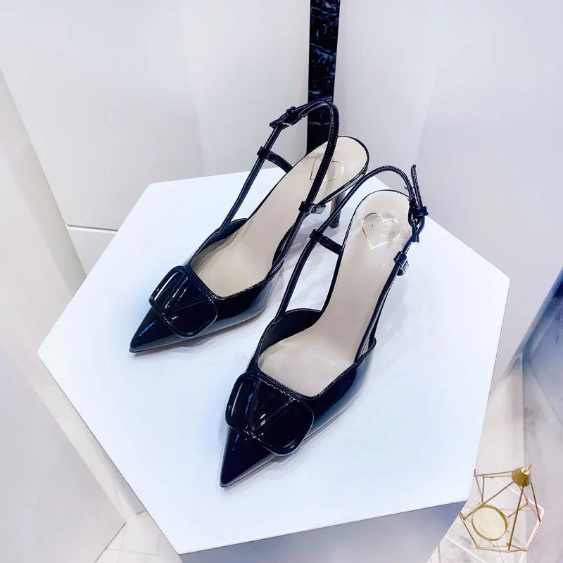 Women's Sandals Summer 2023 Shoes For Women Designer Pointed Toe Rhinestone High Heels Stiletto Sandals Fashion Party Ladies sho