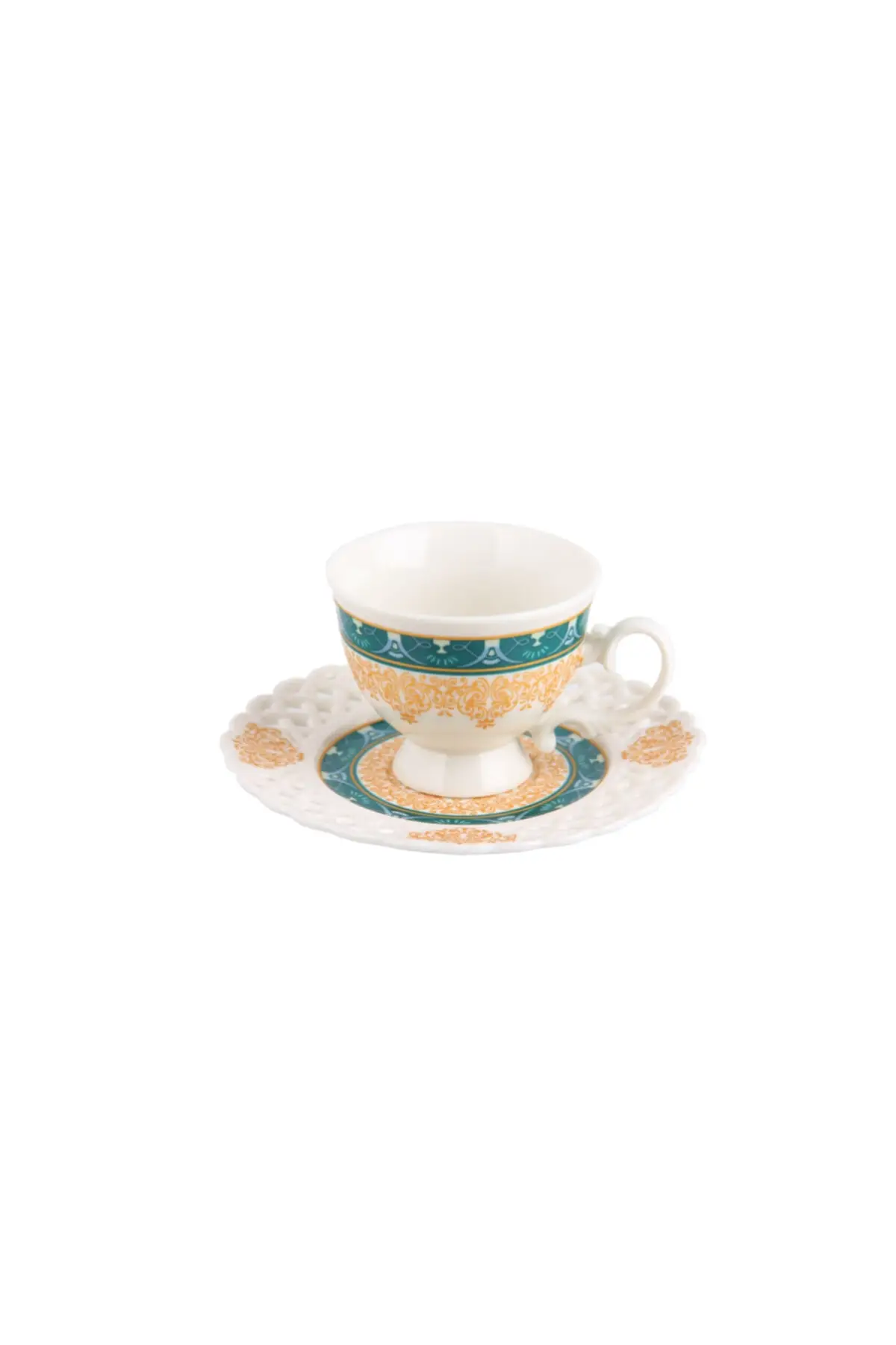 

Amazing Turkish Greek Arabic Coffee & Espresso Cup Set Porcelain English Coffee Cup Set