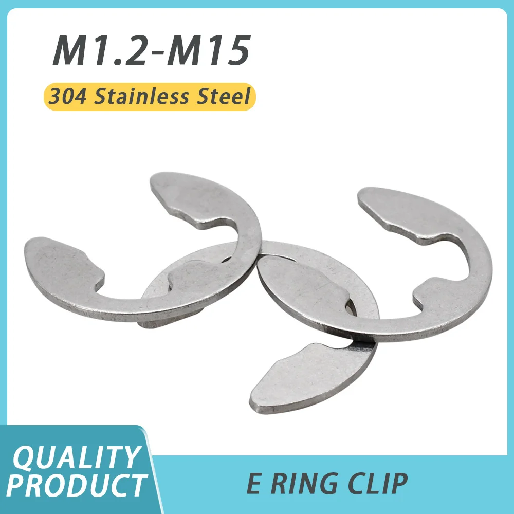 M1.2 M1.5 M2 M3 M4 M5 M6 M8 M9 M10 M12 M15 304 наружное удерживающее кольцо из нержавеющей стали
