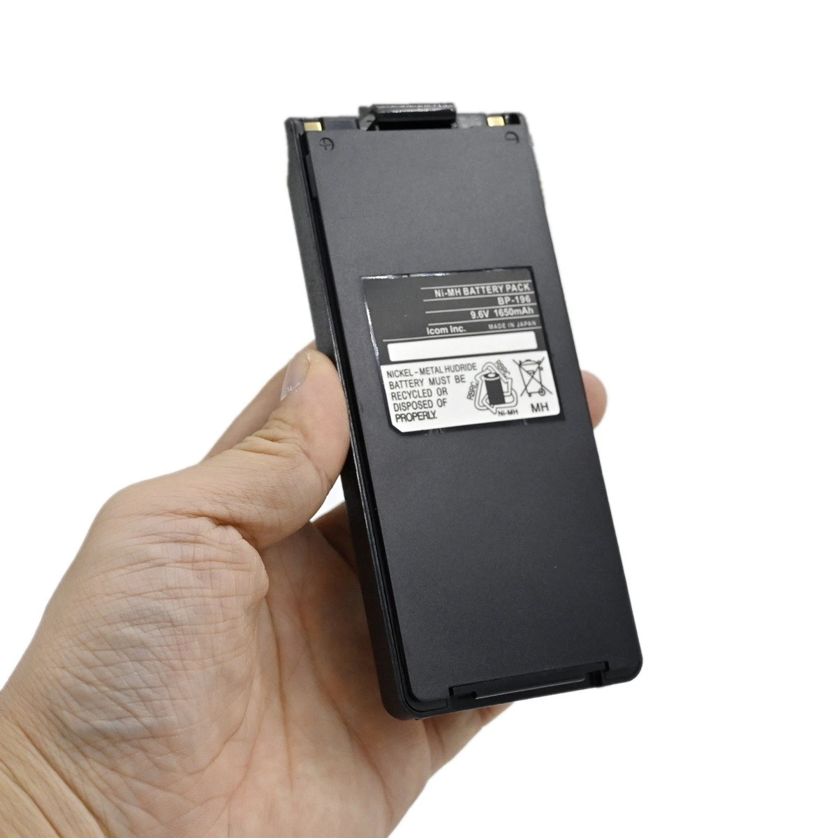 Фото BP196 NI-MH аккумулятор и зажим для ремня 1650 мАч для Icom IC-A4 IC-A4C IC-A4E IC-T2H IC-T2A IC-F3 F3S IC-F4 F4S F4TR Аксессуар для любительского радио №3
