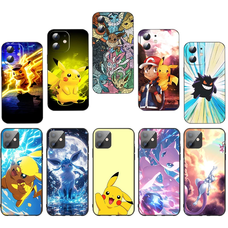 AC33 Pok é-mon Gengar Pikachu Soft Silicone Case for Samsung Galaxy A10 A10s A20 A30 A20S A40S A50 A50S A70 A81 A82 A91 Caver