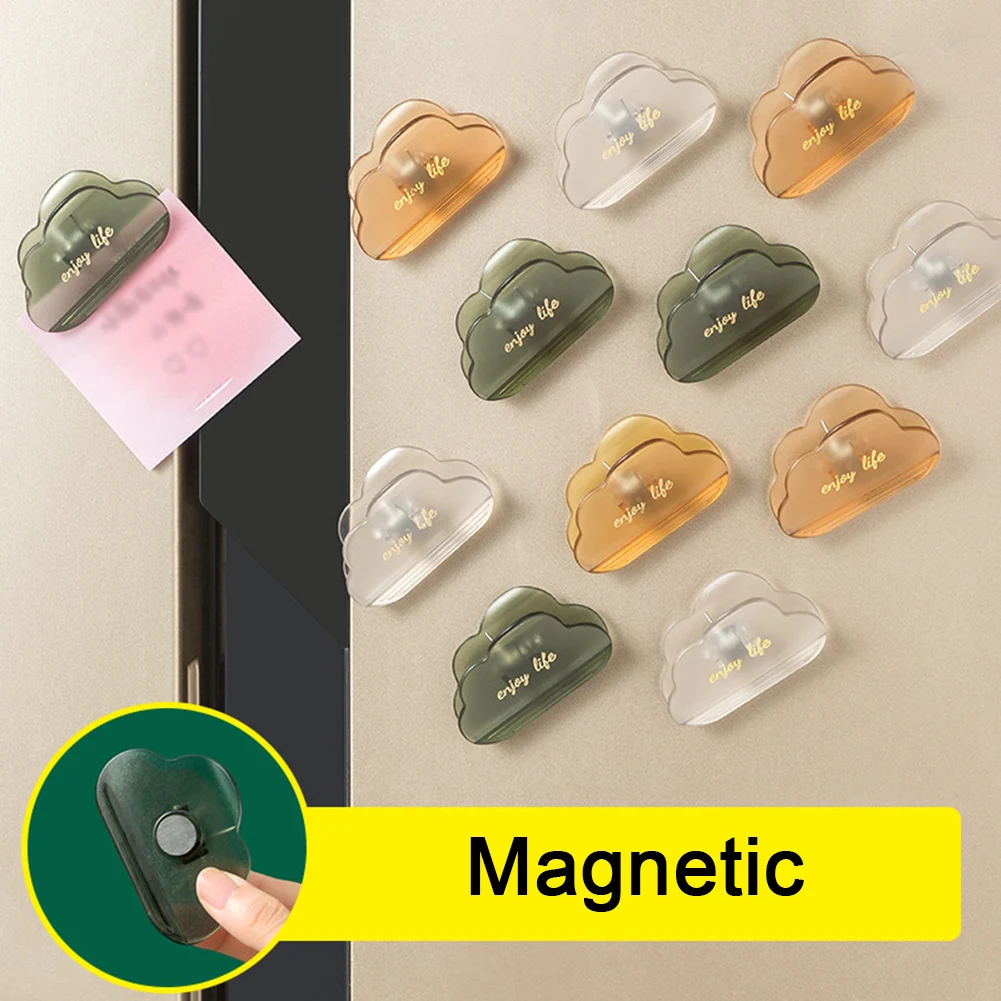 

Fridge Magnets Food Sealing Clips Chip Bag Clip Magnetic Refrigerator Decor Kitchen Message Board Reminder Notepad Sticker