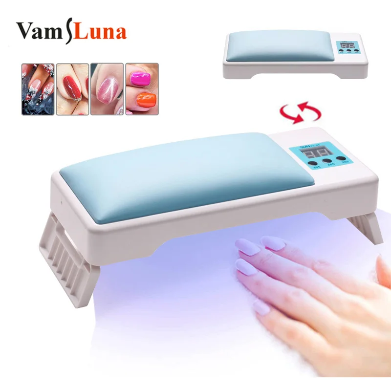 УФ-лампа для сушки ногтей 2 в 1, складная, многофункциональная, с таймером, ручная, для отверждения ногтей