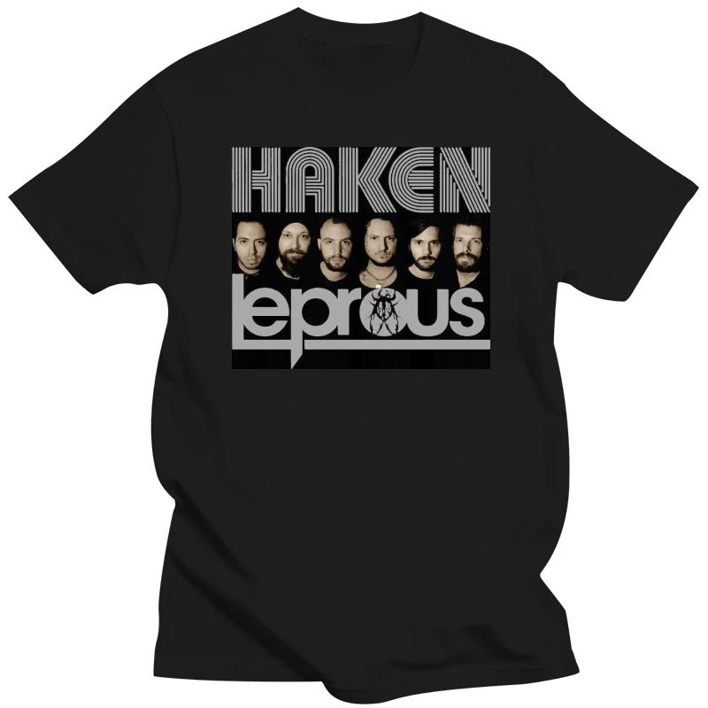 Футболка Haken And Leprous Tour 2018 мужская черная футболка