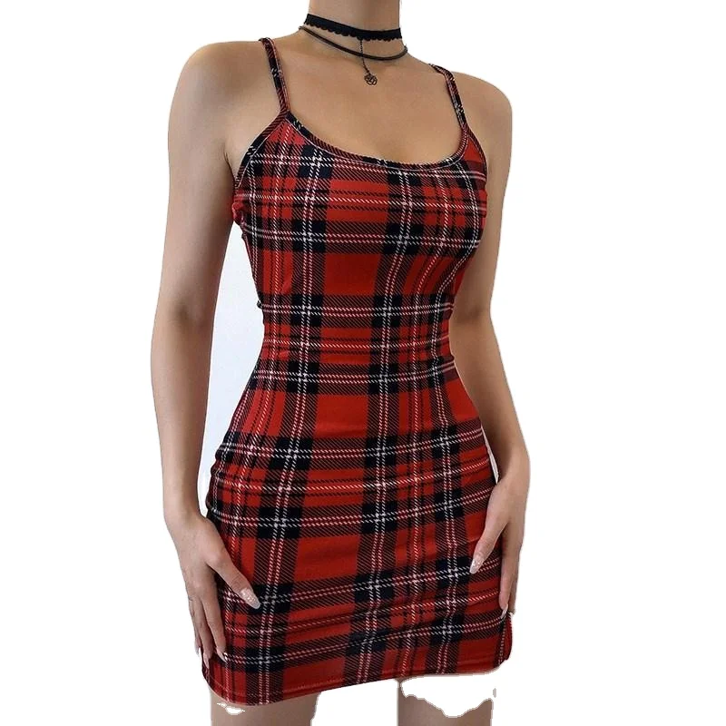 

Горячая Распродажа 2021 летние сексуальные сарафан в клетку юбка оптом новые поступления повседневные облегающие бархатные платья