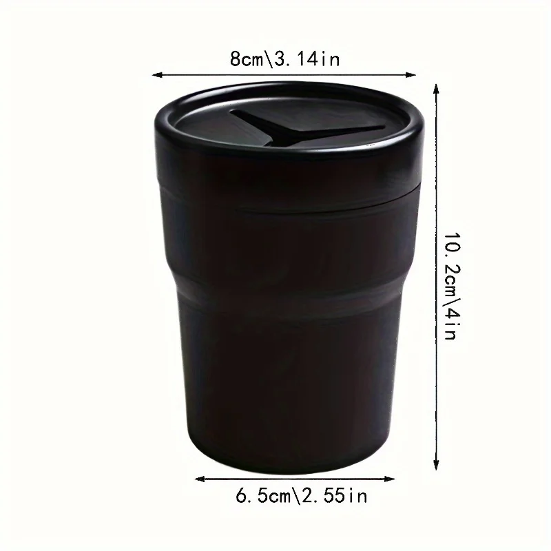 1 шт. многофункциональная автомобильная мини-корзина для мусора с крышкой