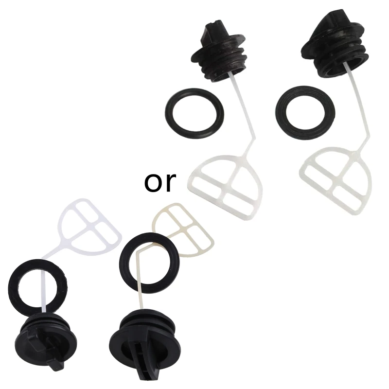 652F 2 шт. крышка топливного бака с фитингом масляной крышки для 5200 4500 5800 45cc 52cc 58cc Skatco