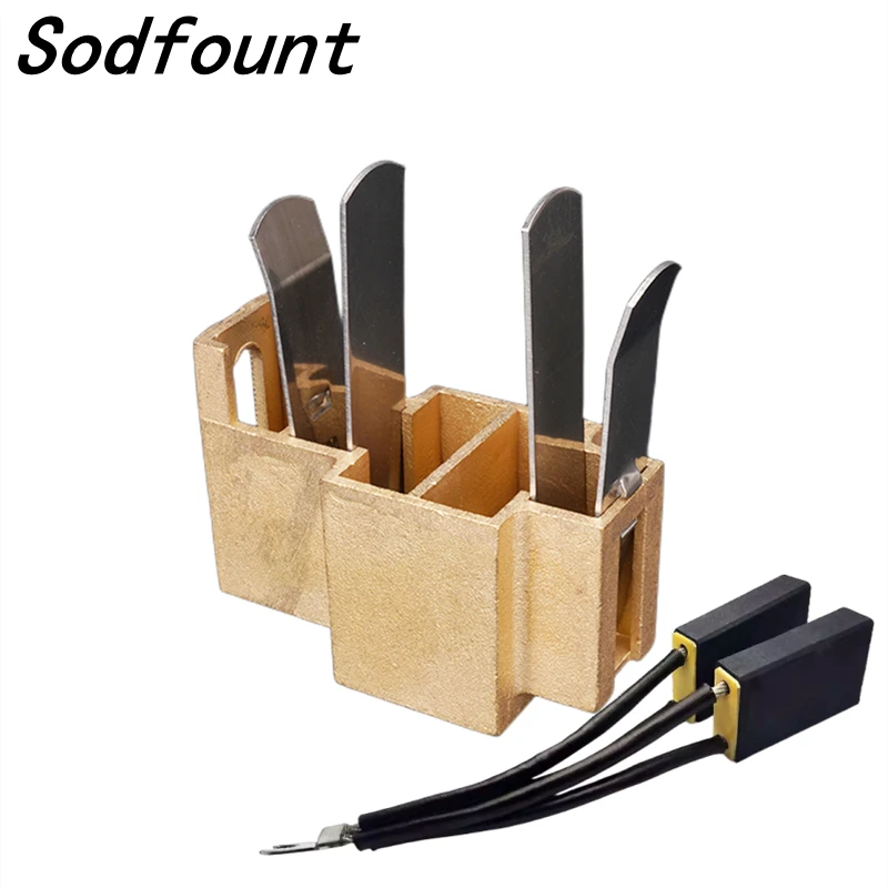 Двойной держатель для угольной щетки с двигателем постоянного тока, модель 2*10/16/20x32 мм