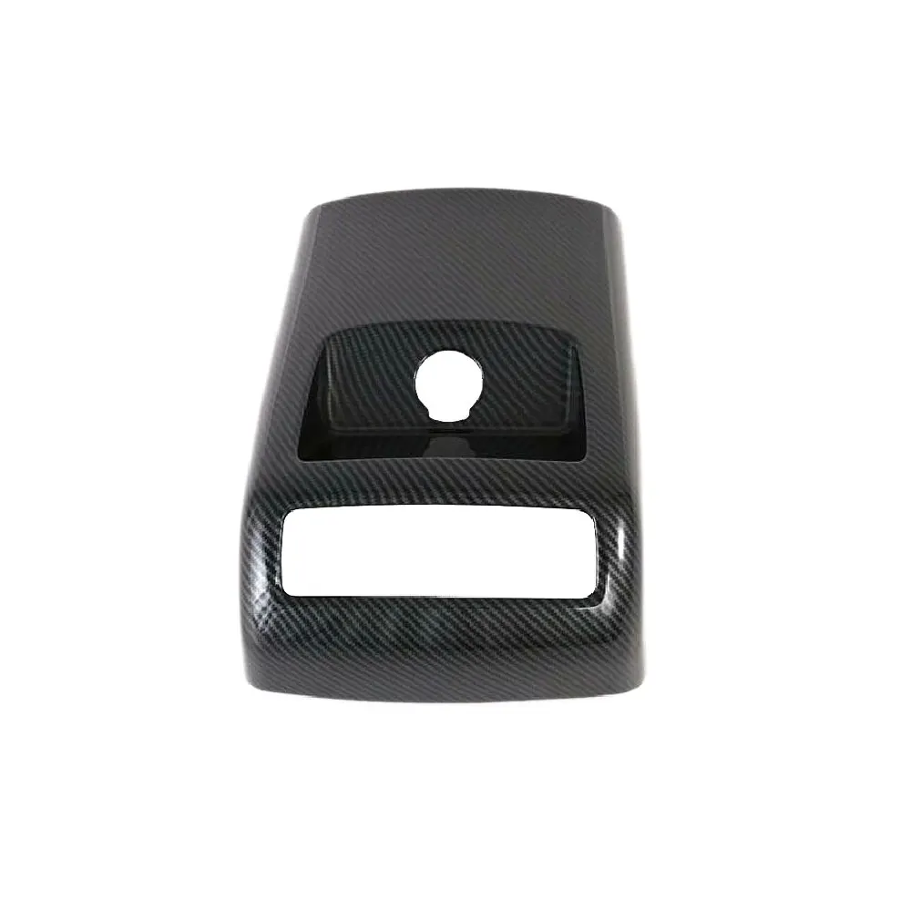 

1pc ABS Carbon Fiber Car Rear Air Vent Outlet Cover Trim CS0635 for Hyundai Palisade 2020-2021