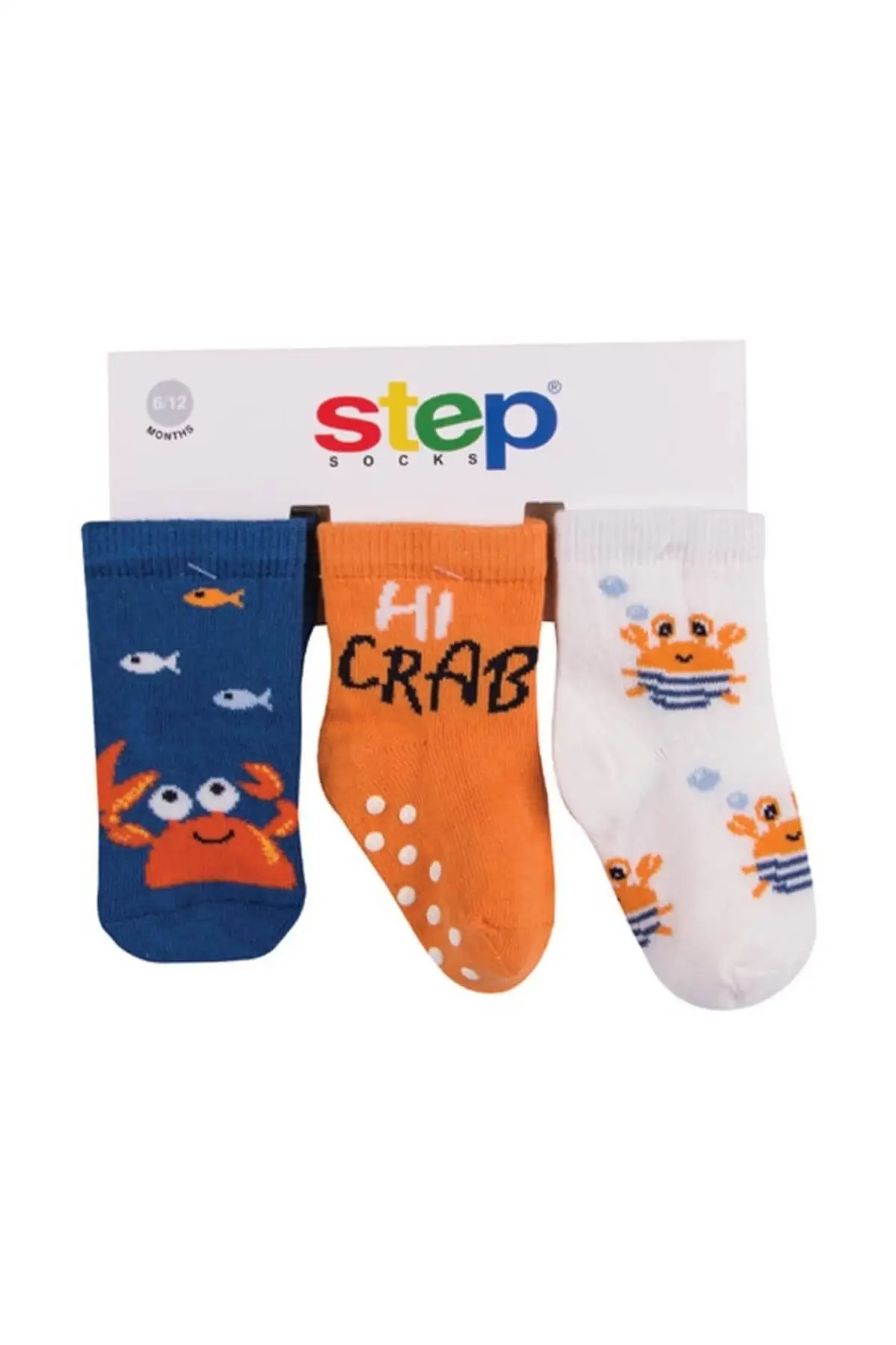 

Crab 3-piece socket baby socks 10063 socks underwear