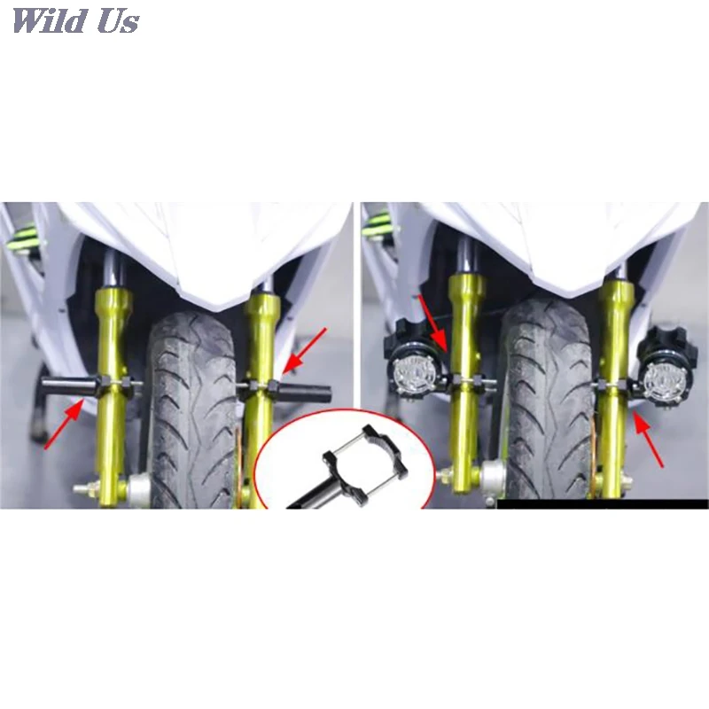 Универсальный кронштейн для байкерского бампера Модифицированная подставка фар