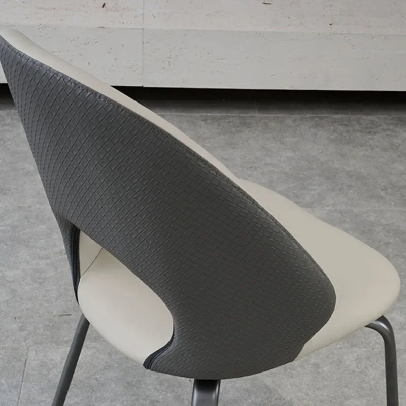 Роскошные итальянские обеденные стулья эстетический скандинавский белый