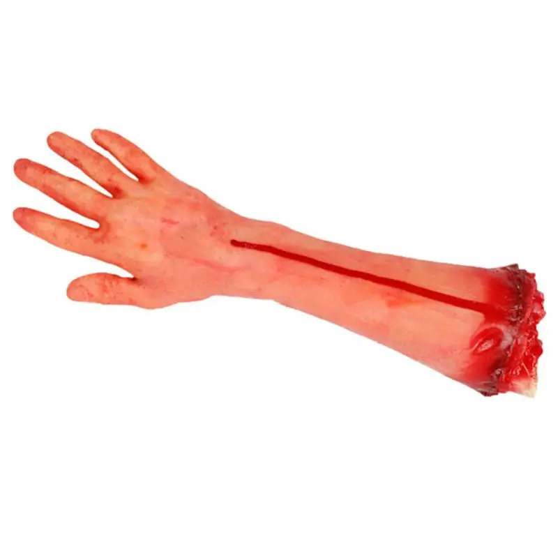 Рука Хэллоуин разделенный поддельный тело сломанный реквизит человеческие части кровь ползучие руки палец зомби ноги часть украшение мертвая нога