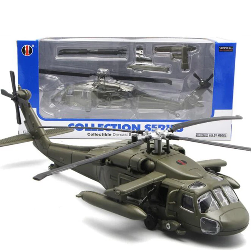 Helicóptero halcón a escala 1/72 de 29CM, modelo militar, avión de combate del Ejército, modelos de avión, juguetes para niños y adultos, colecciones, regalos