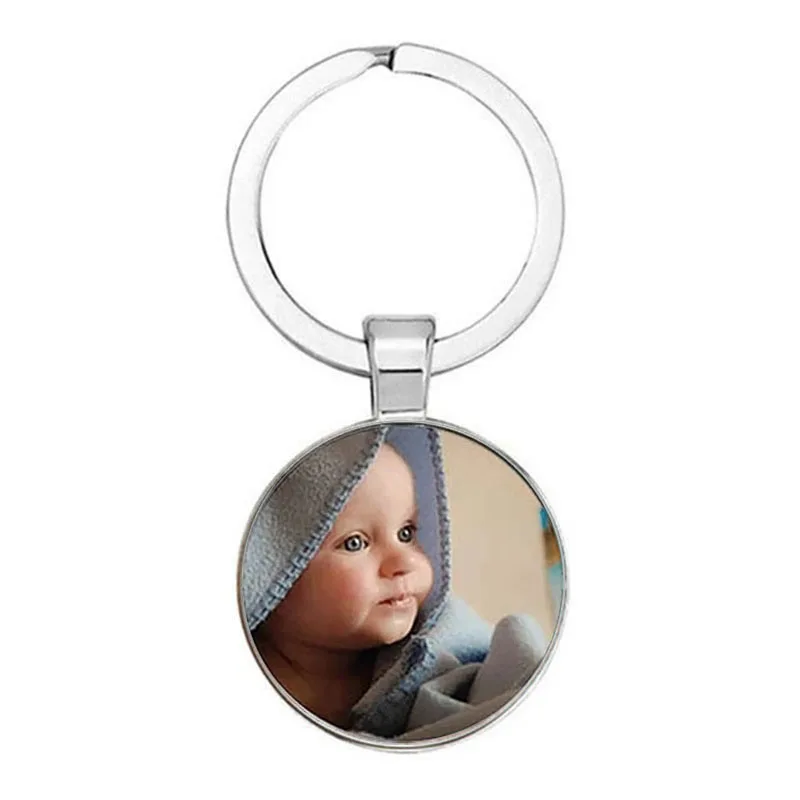

Personalized Custom Keychain Photo Mum Dad Baby Children Grandpa Parents Custom Designed Photo Gift For Family Anniversary Gift
