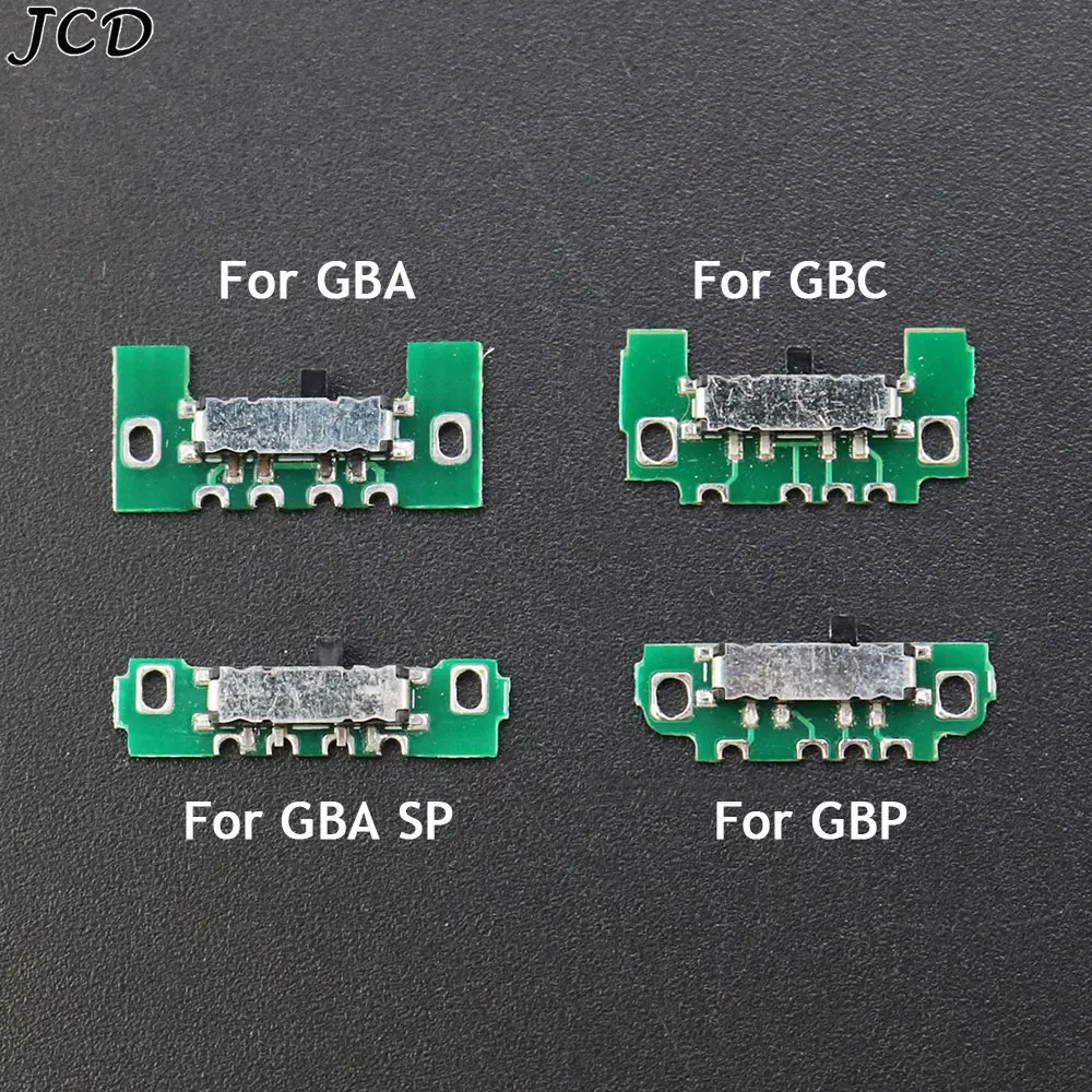 

JCD 1pcs For GBA SP Power Switch Button For Gameboy Advance GBA GBP GBC Power On off PCB board repairs parts