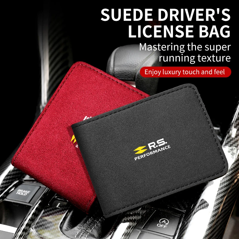 Кошелек Для водительских прав держатель для визиток чехол Renault RS Performance Clio Scenic Logan