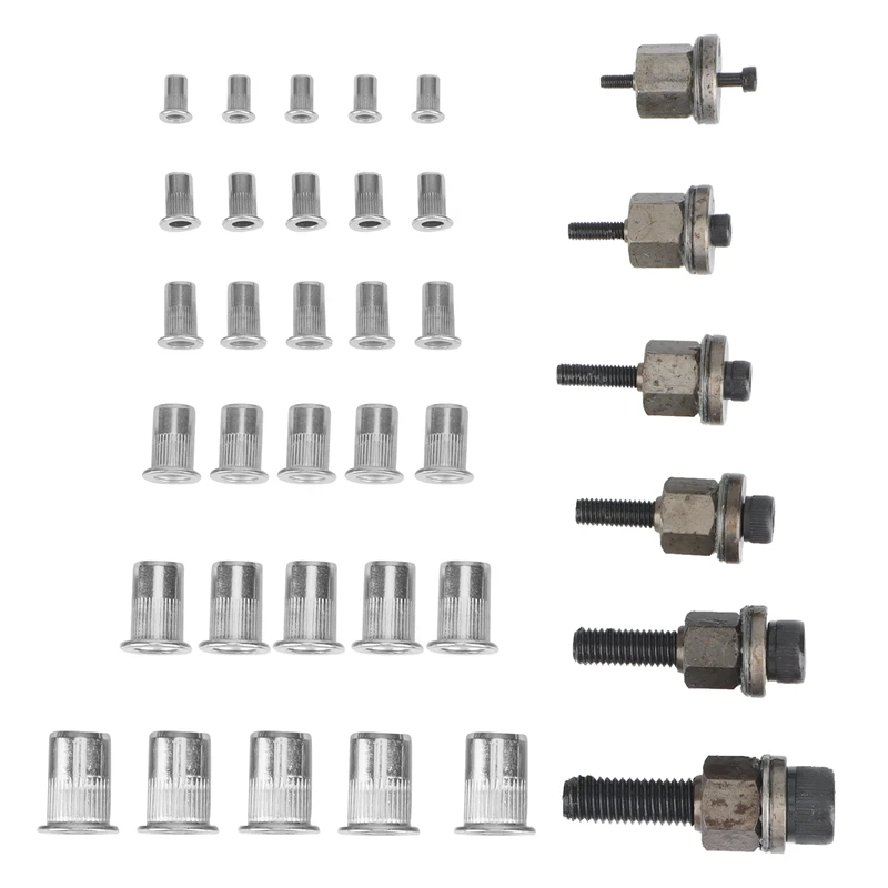 

Hand Rivet Nut Head Simple Installation Manual Riveter Rivnut Tool Accessory for M3 M4 M5 M6 M8 M10