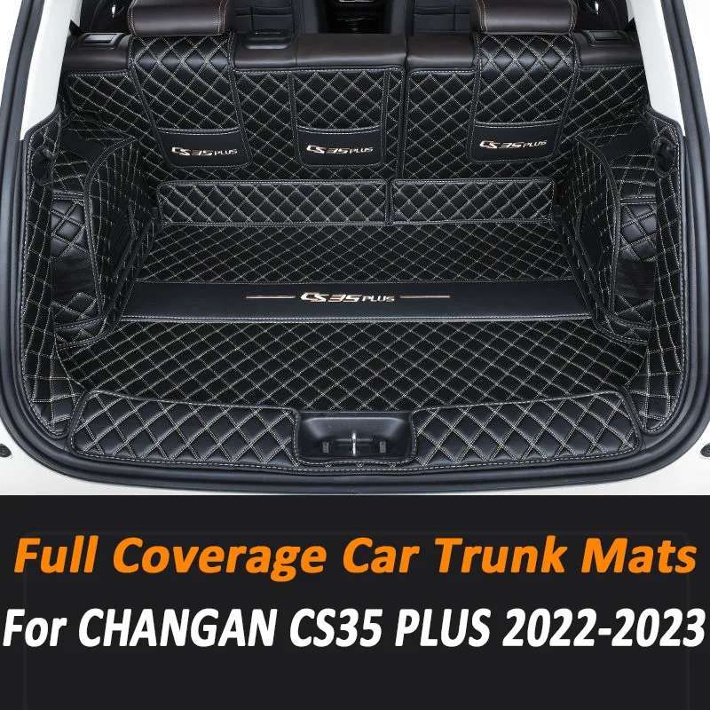

Полностью покрывающие коврики для багажника автомобиля CHANGAN CS35 PLUS 2022 2023 аксессуары автомобильный коврик для защиты от пыли