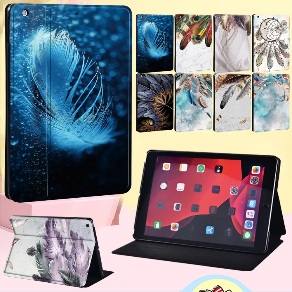 

Ipad 9th 10.2" Case for Apple IPad 7th/8th/IPad 2/3/4/IPad 5th/6th /Mini 1 2 3 4 5/Air 4 5 10.9" Feather Leather Tablet Cover