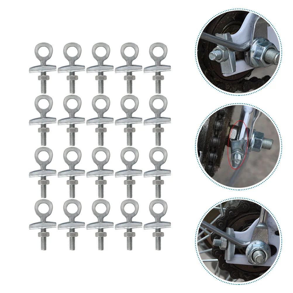 

20Pcs Chain Tension Adjusters Bike Chain Tensioners Adjustable Chain Tighteners Bike Chain Tools