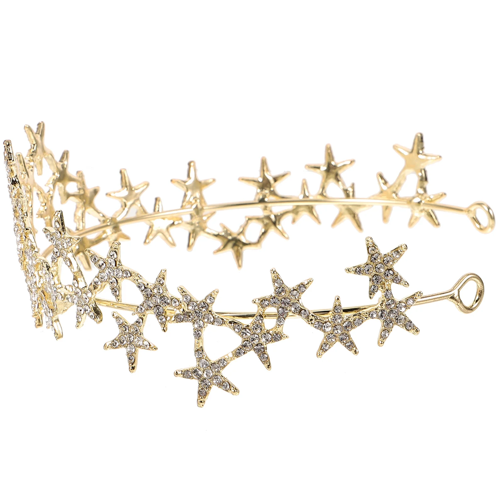 

Decor Elegant Tiara Girl Hair Accessories Rhinestones Woman Crown Bride Fairy Bridal Wedding
