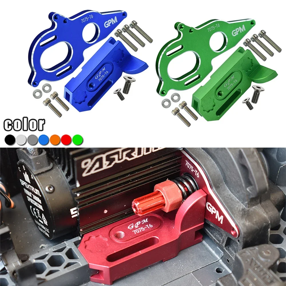 Металлическое крепление двигателя GPM + блок позвоночника AR 320411 ARA 311032 Для ARRMA 1/8 Typhon