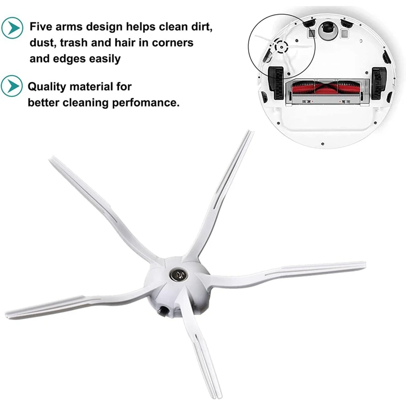 Запчасти для пылесоса Xiaomi Roborock S6 S60 S65 S5 Max T6 основная боковая щетка фильтр НЕРА