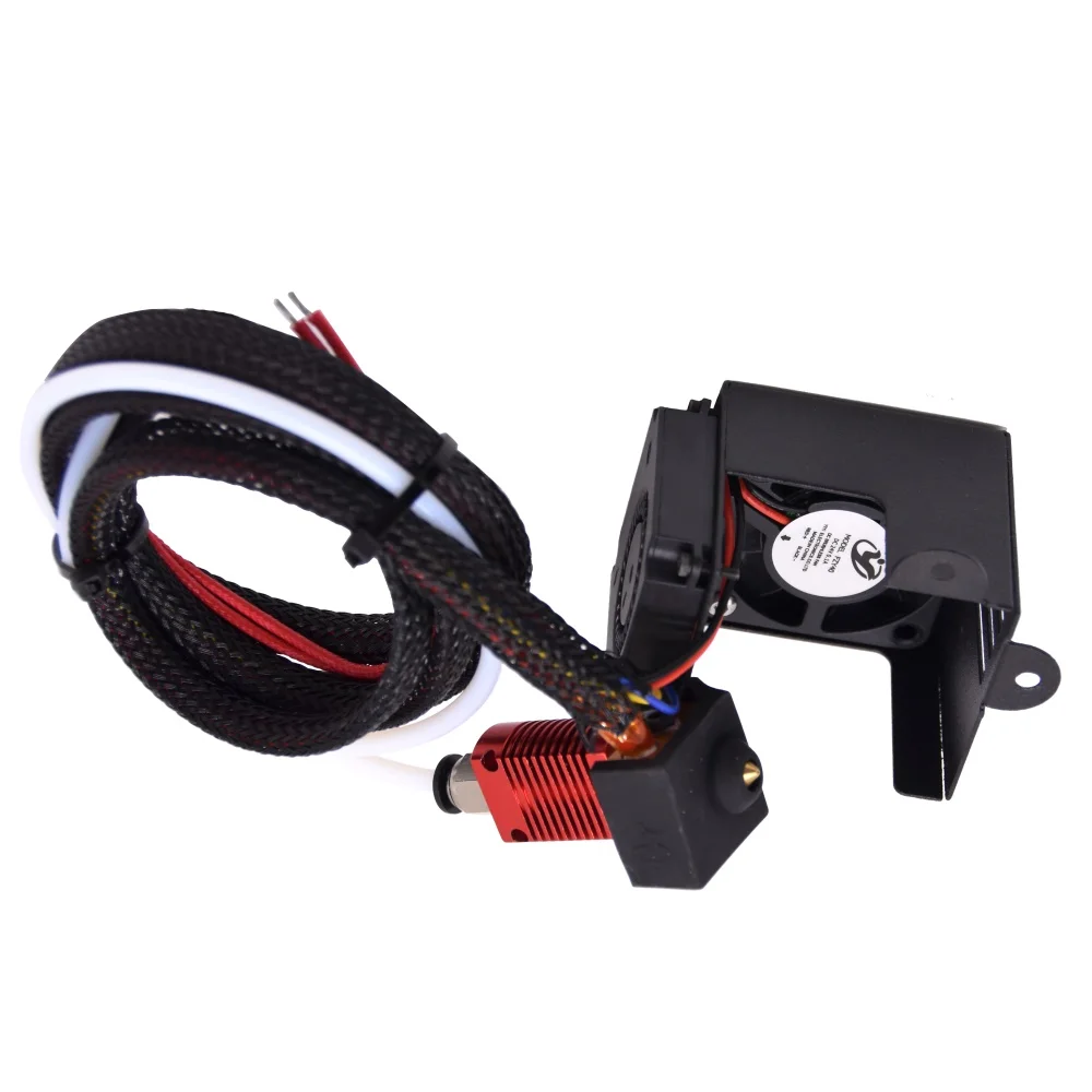 Creality CR-10 Ender 3 Full Assembled Extruder Kit With 12V/24V Double Fans Cover Air Connections 0.4mm Nozzle Heating Block Creality CR-10 Ender 3 Full Assembled Extruder Kit With 12V/24V Double Fans Cover Air Connections 0.4mm Nozzle Heating Block