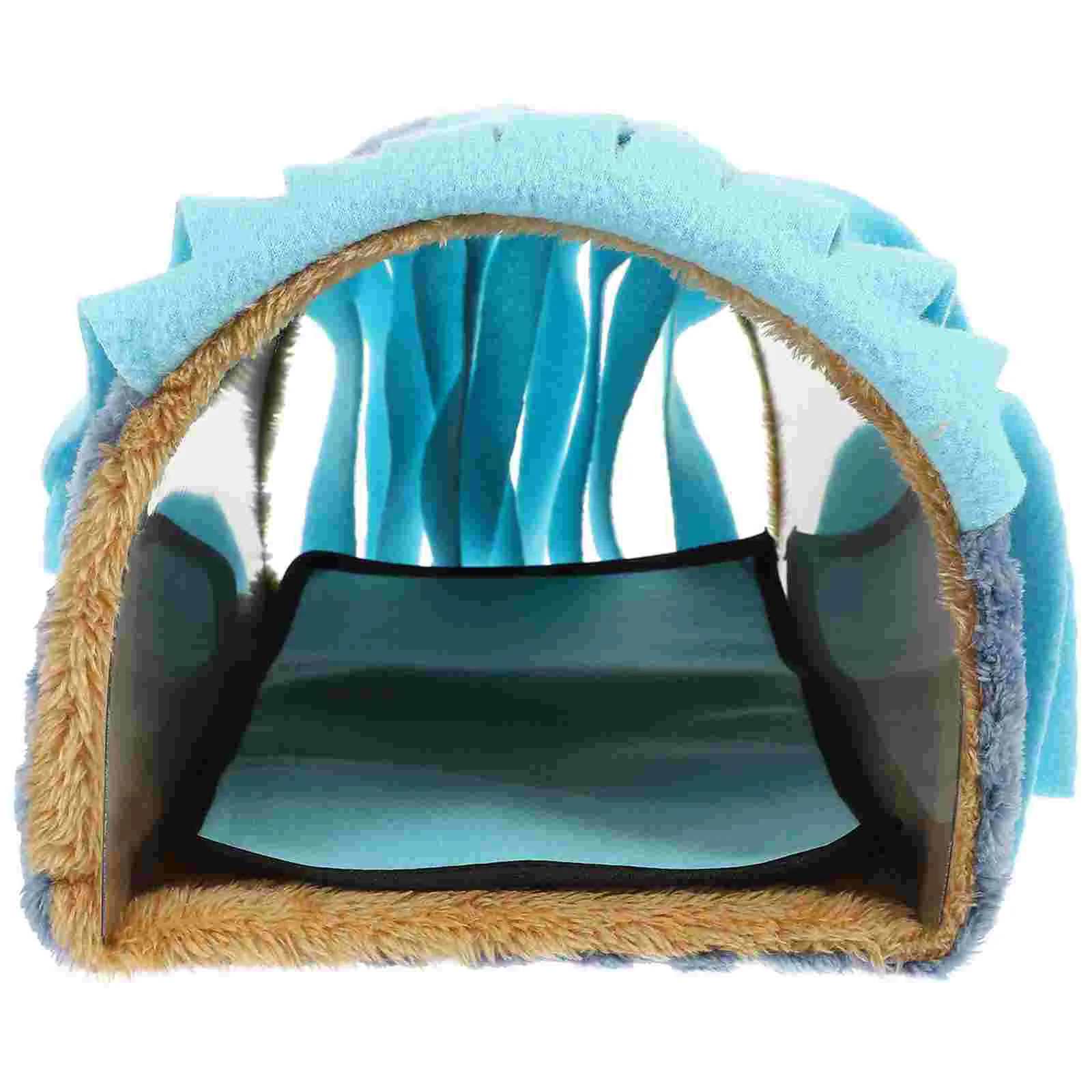 

House Tunnel Small Pet Hideout Hamster Guineatassel Rabbit Animals Accessories Sleeping Animal Cage Winter Tent Bedding Place