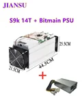 Новинка 80%, Майнер AntMiner S9K 14T с блоком питания Bitmain 7 нм Asic Miner, лучше чем BITMAIN S9 S9j Z9 WhatsMiner M3 M10