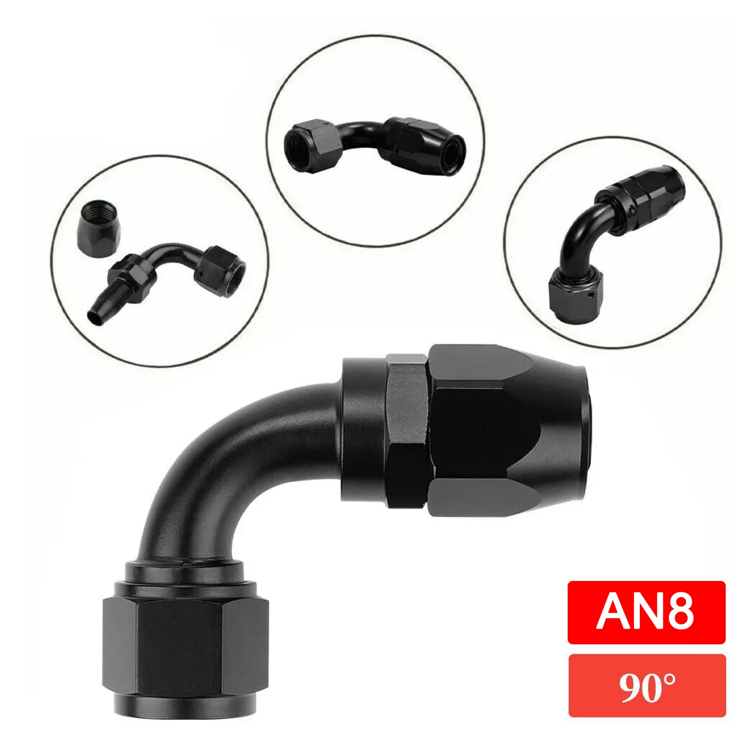 

1 шт. черный AN4, AN6, AN8, прямой 45, 60, 90, 120, 150, 180 градусов, масло, топливо, фотомасло, шланг, адаптер, комплект