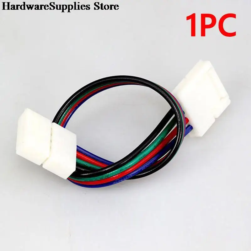 

10mm 4-Pin connecting corner 4pin RGB Connector PCB Adapter for 10mm SMD 5050 3528 RGB LED Strip Light