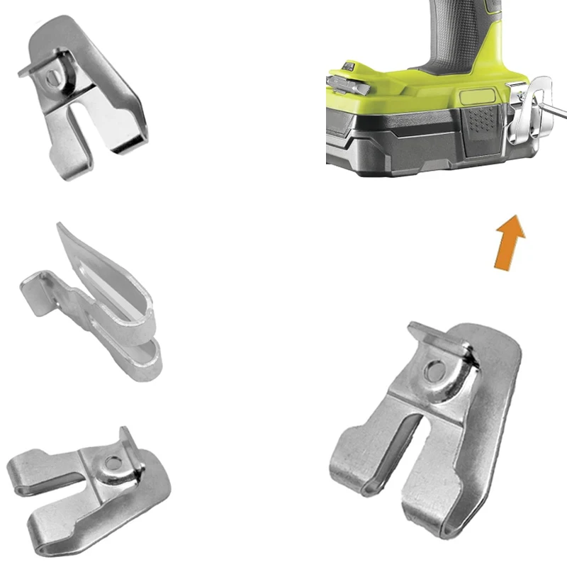 1/2/3Pcs Belt Clip Hooks With Screws For Ryobi/Ridgid Impact Driver Drill Holder Electric Drill Belt Hook Power Tool Accessories