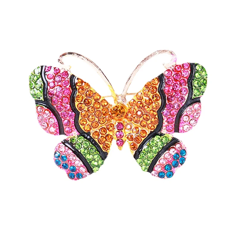 

Blucome Colorful Butterfly Brooch Women’s Brooch for Coat Suit Bag Hijab Laple Pins Badage Wedding Party Jewelry New Year Gifts.