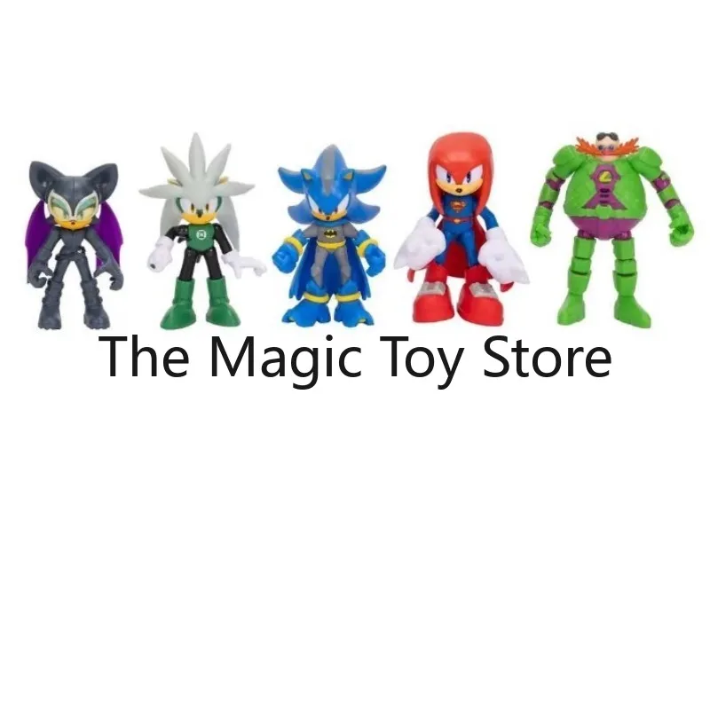 Фото Оригинальные наборы Jakks Pacific DC X Sonic Collaboration, вторая серия, в закрытых пакетах: фигурки 2,5 дюйма (прибл. 6,35 см) Коллекционные фигурки (8 см) №4