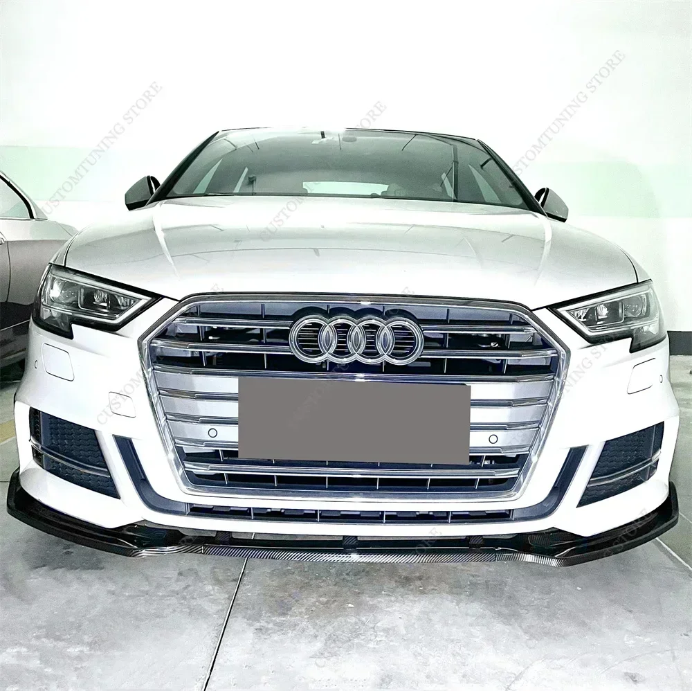 3 шт. автомобильный передний бампер для Audi A3 8V S3 спойлер сплиттер диффузор TFSI TDI