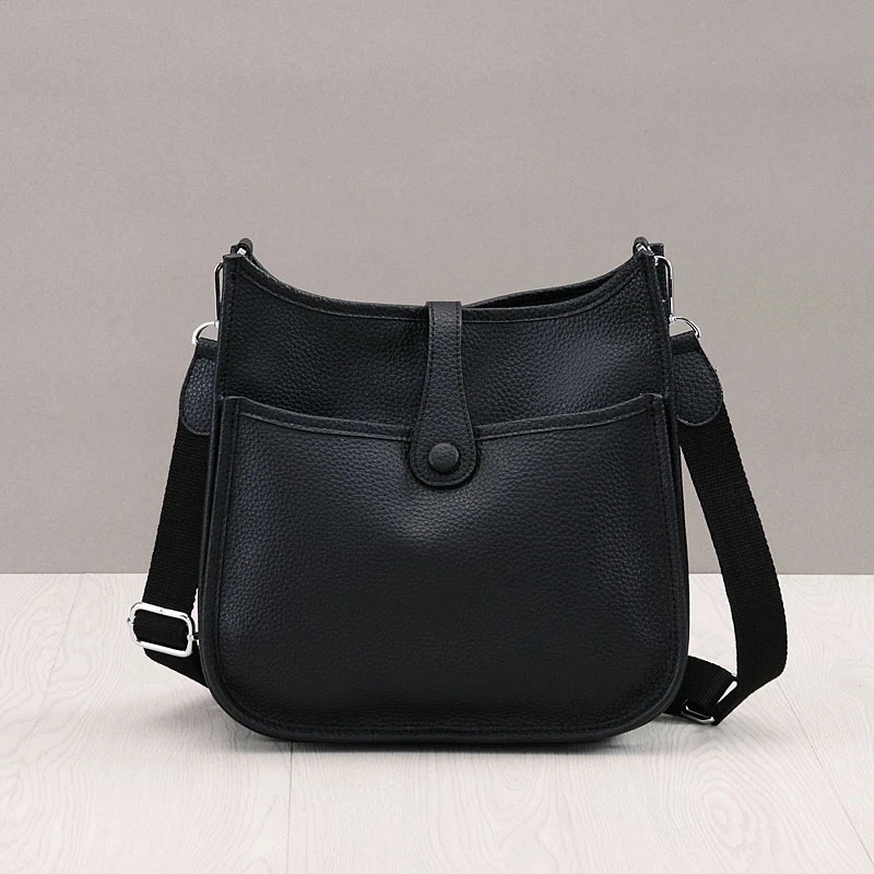 Famous Brand Women Handbags 2022 Luxury H Hole Fashion Trend Small Women Bag Over The Shoulder Bag Litchi Pattern Crossbody Bag