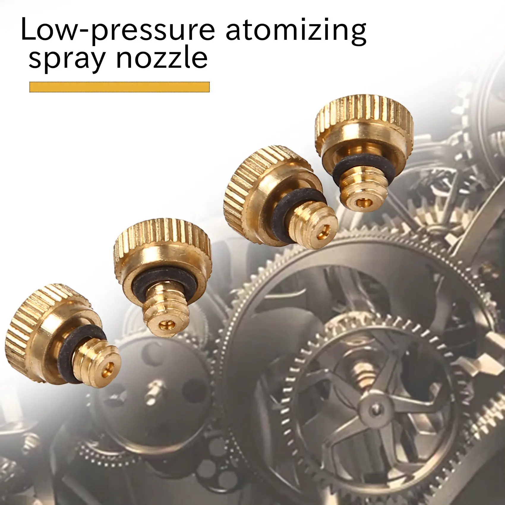 

20Pcs Fog Mist Nozzle,Low Pressure Mist Cooling Nozzle,Misting Nozzles Orifice 0.1Mm