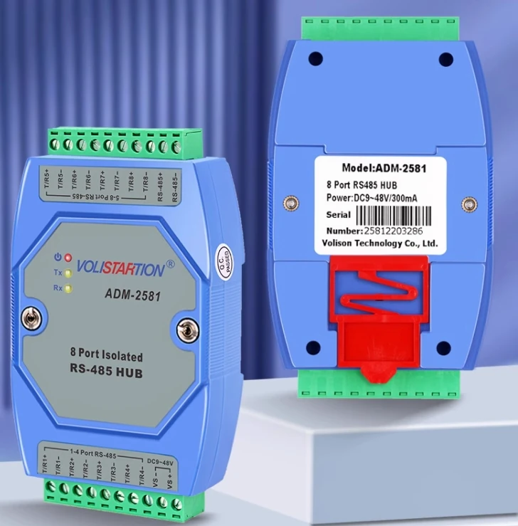 ADM-2581 8-портовый ретранслятор RS485 с разрешением 1/8