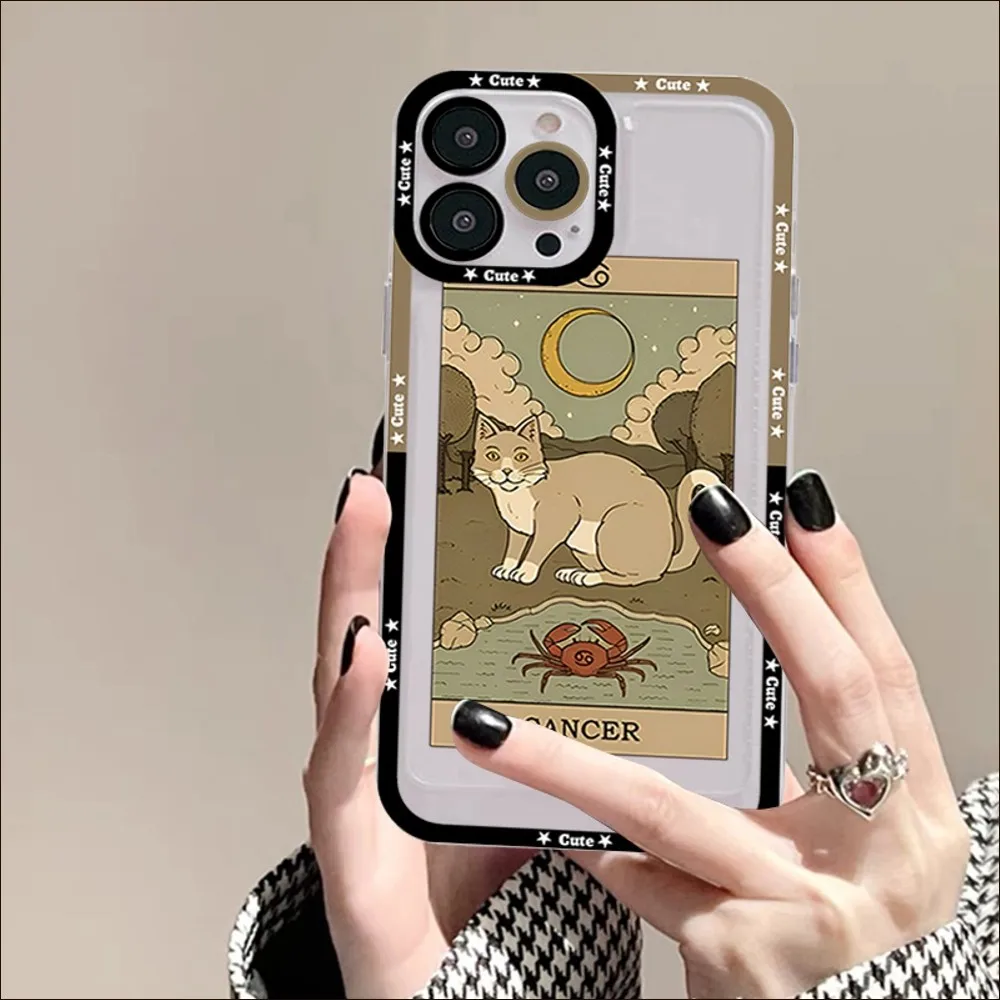 Чехол для телефона Witches Moon Tarot Mystery Totem Cat Redmi 7 8 9 A Note 5 10 11 Pro Max 4G 5G Funfas