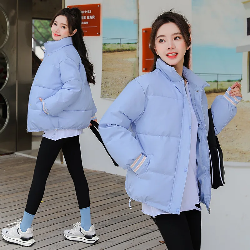 

2022 New Winter Warm Thick Cotton Coat Women Loose Cotton Padded Jacket Korean Female Winter Parkas Coat Fashion Winter Jacket