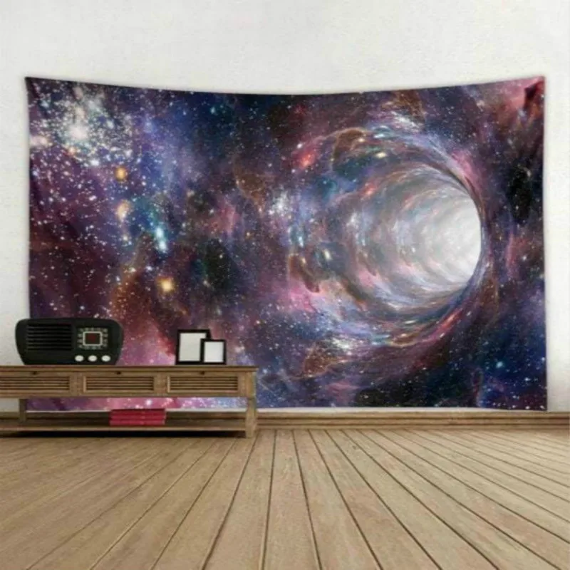 

Психоделический гобелен с планетами, звездное небо, Вселенная, настенная подвеска, украшение для дома, спальни 95x73 см