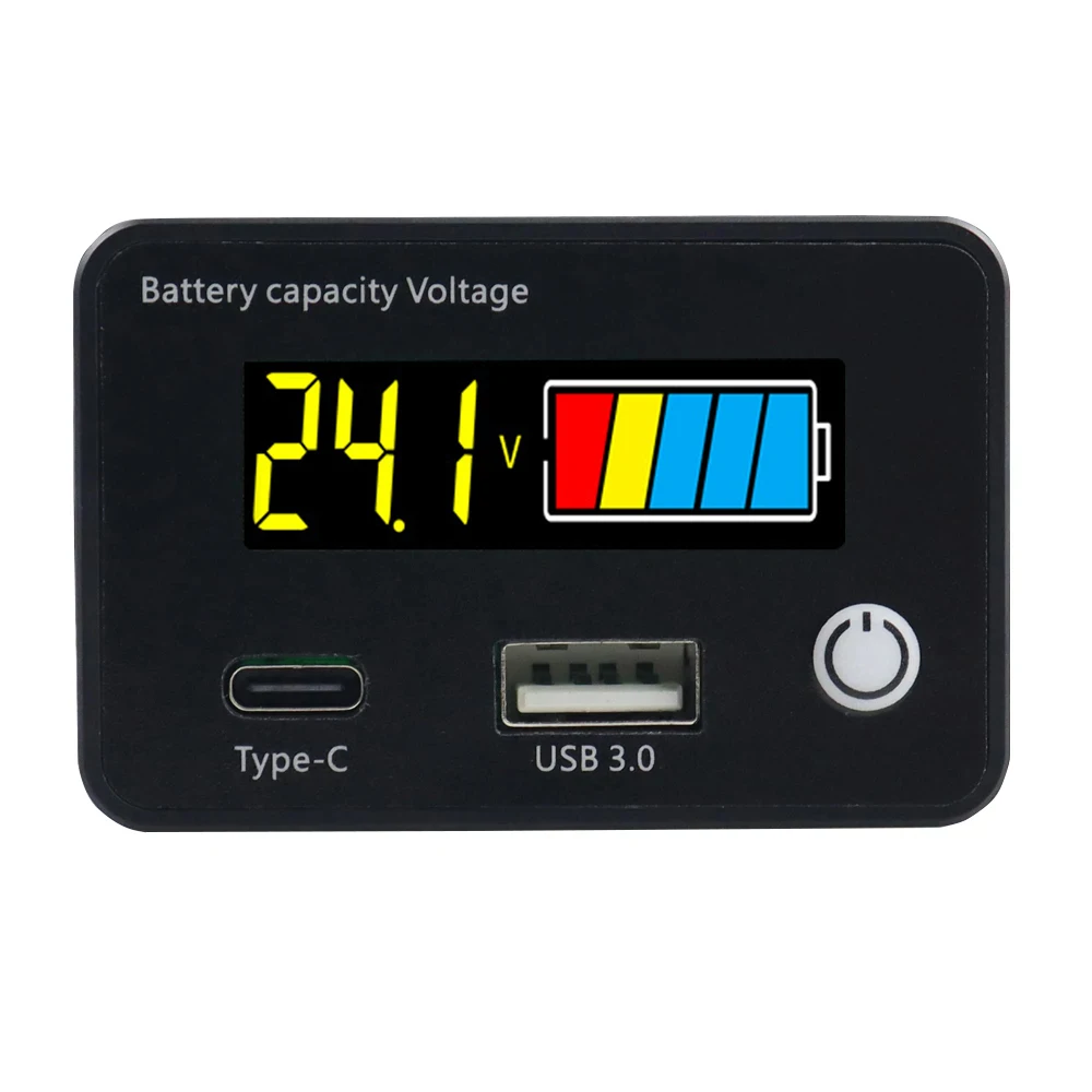 

GiJUXG индикатор уровня заряда батареи 12В 24В