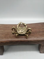 pure copper small crab home crafts decorations fine workmanship antique bronze collection table top ornaments