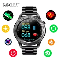 mens ladies smart watch sports fitness tracker full touch body temperature heart rate monitoring smart watch for android ios