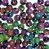 brand new psychedelic speckled acrylic beads diy jewelry accessories home curtain decoration 8mm 30 pcs10mm20pcs