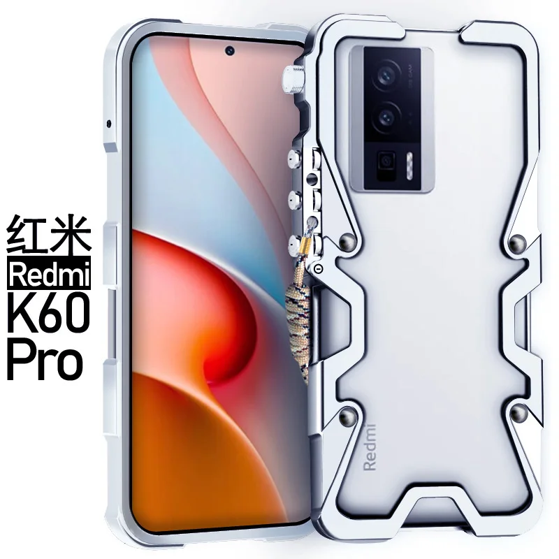 Роскошный армированный металлический алюминиевый чехол для телефона бампер Xiaomi