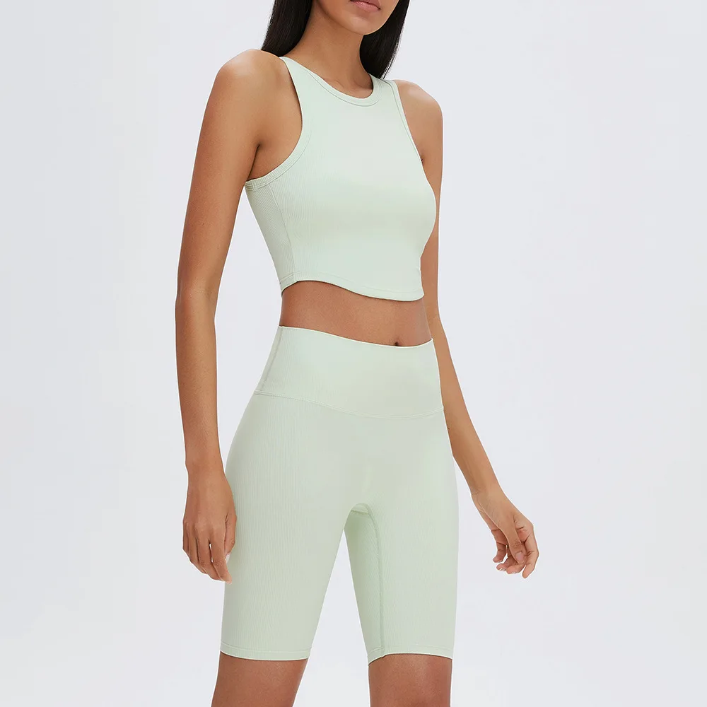 

Seamless Yoga Set Women Fitness Sportswear Sports Suits Gym Clothing Workout Clothes Two Piece Set High Waist Leggings Crop Top